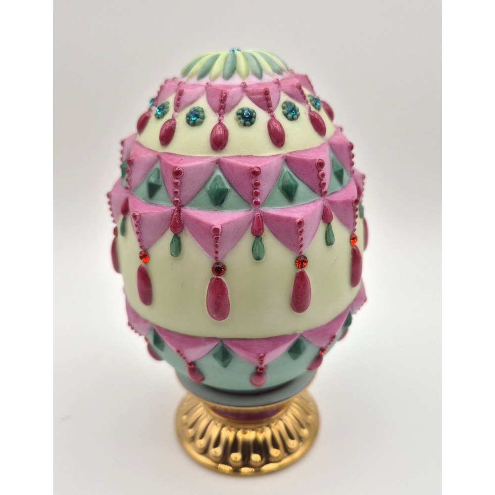 Lenox Jeweled Bedazzled Egg Paravneh Holloway East With Stand